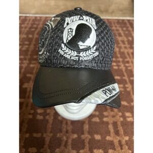Hat‎ POW MIA Black Adjustable Used